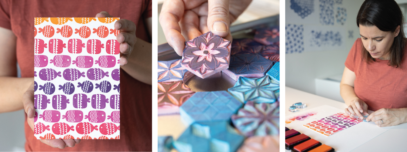 3dottedpenguins | My journey – how I got started with block printing